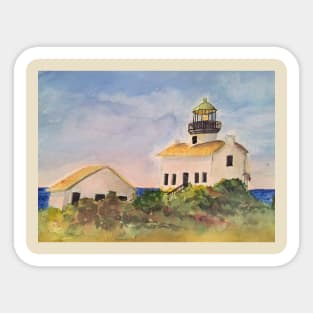 Watercolor lighthouse Sticker